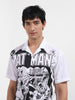 Men's Black Relaxed Fit Character Batman Character Shirt