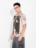 Men's Black Relaxed Fit Batman Character Printed Shirt