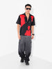Men's Red Relaxed Fit Batman Character Printed Shirt