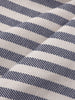 Men's Cream Loose Fit Vertical Stripes Casual Trousers