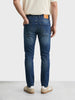 Men's Blue Slim Fit Solid Casual Jeans