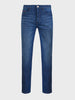 Men's Blue Slim Fit Solid Casual Jeans