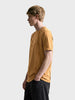 Men's Brown Regular Fit Embroidered Street Wear T-Shirt