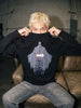 Men's Black Regular Fit Graphic Printed Character Casual T-Shirt