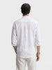 Men's White Relaxed Fit Solid Casual Shirt