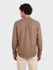 Men's Khaki Relaxed Fit Solid Casual Shirt