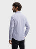Men's Blue Slim Fit Striped Casual Shirt