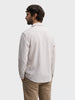 Men's Beige Slim Fit Striped Casual Shirt