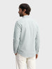 Men's Green Slim Fit Striped Casual Shirt