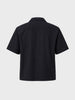 Men's Black Relaxed Fit Solid Casual Shirt