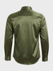 Men's Olive Slim Fit Solid Casual Shirt