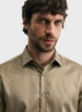 Men's Brown Slim Fit Solid Casual Shirt