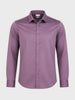 Men's Purple Slim Fit Solid Casual Shirt