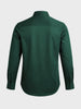 Men's Green Slim Fit Solid Casual Shirt