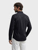 Men's Black Slim Fit Solid Casual Shirt