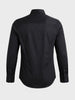 Men's Black Slim Fit Solid Casual Shirt