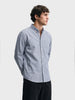 Men's Black Slim Fit Solid Casual Shirt