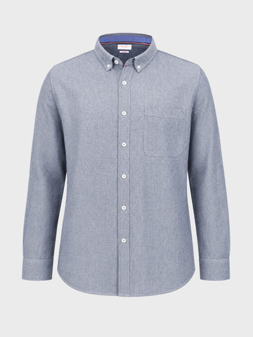 Men's Black Slim Fit Solid Casual Shirt