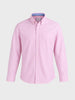 Men's Pink Slim Fit Solid Casual Shirt