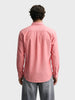 Men's Pink Slim Fit Solid Casual Shirt