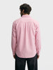 Men's Peach Slim Fit Solid Casual Shirt