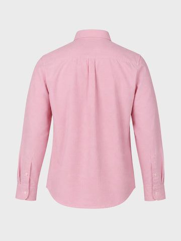 Men's Peach Slim Fit Solid Casual Shirt
