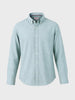 Men's Green Slim Fit Solid Casual Shirt