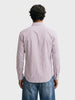 Men's Brown Slim Fit Striped Casual Shirt