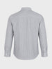 Men's Black Slim Fit Striped Casual Shirt