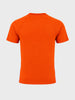Men's Orange Regular Fit Colourblocked T-Shirt