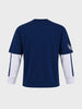 Men's Navy Oversized Fit Character Printed T-Shirt