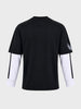 Men's Black Oversized Fit Character Printed Casual T-Shirt