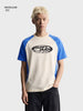 Men's White Regular Fit Graphic Printed Casual T-Shirt