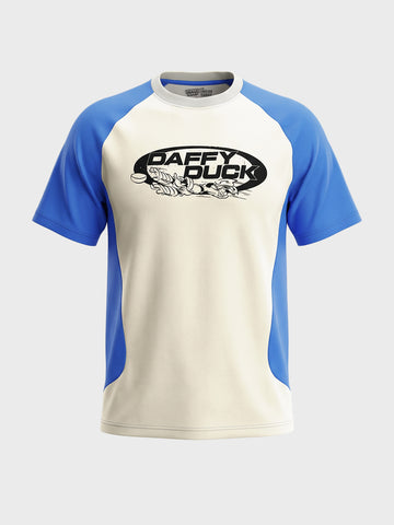 Men's White Regular Fit Graphic Printed Casual T-Shirt