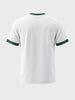 Men's White Regular Fit Graphic Printed Character Casual T-Shirt