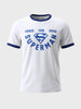 Men's White Regular Fit Graphic Printed Character Casual T-Shirt
