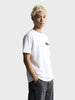 Men's White Relaxed Fit Printed Casual T-Shirt