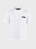 Men's White Relaxed Fit Printed Casual T-Shirt
