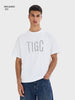 Men's White Relaxed Fit Solid Casual T-Shirt