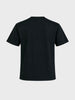Men's Black Relaxed Fit Solid Casual T-Shirt