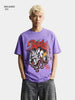 Men's Blue Relaxed Fit Printed Character T-Shirt