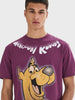 Men's Pink Relaxed Fit Printed Character T-Shirt