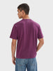 Men's Pink Relaxed Fit Printed Character T-Shirt