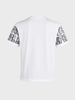 Men's White Relaxed Fit Solid Casual T-Shirt