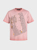 Men's Beige Relaxed Fit Printed Casual T-Shirt