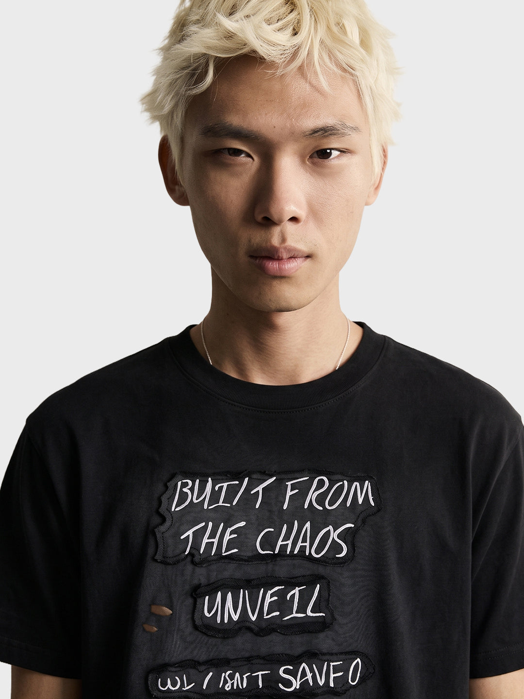 Men's Black Relaxed Fit Graphic Printed Street Wear T-Shirt