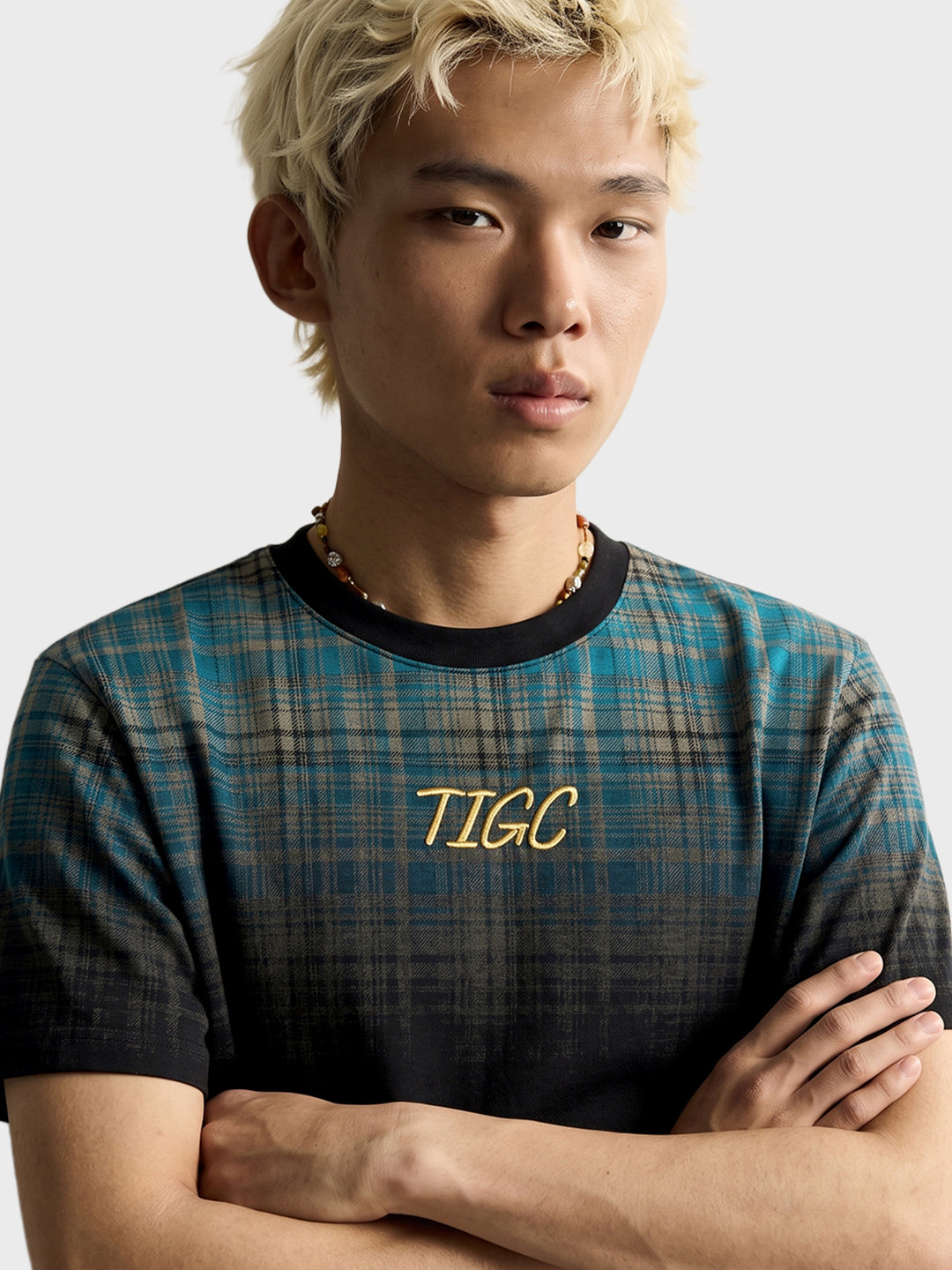 Men's Black Relaxed Fit Printed Casual T-Shirt