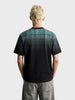Men's Black Relaxed Fit Printed Casual T-Shirt
