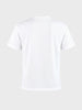 Men's White Relaxed Fit Printed Casual T-Shirt