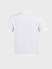 Men's White Relaxed Fit Printed Casual T-Shirt